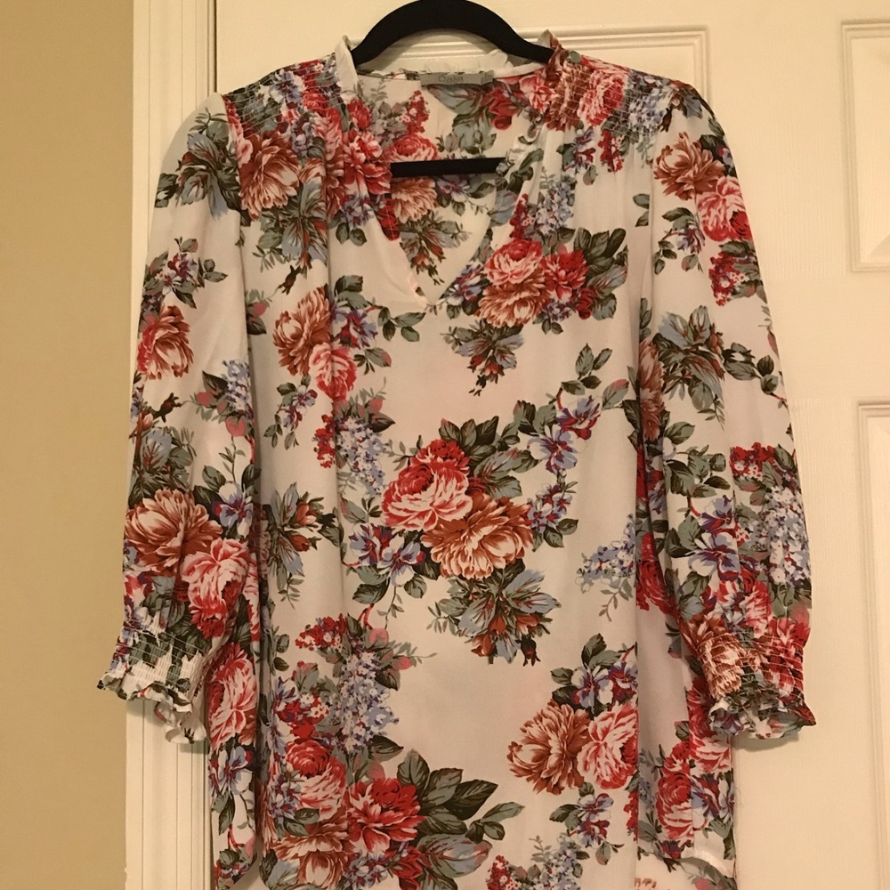 Flowered blouse